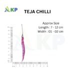 Akp exports Teja single chilli size dimension