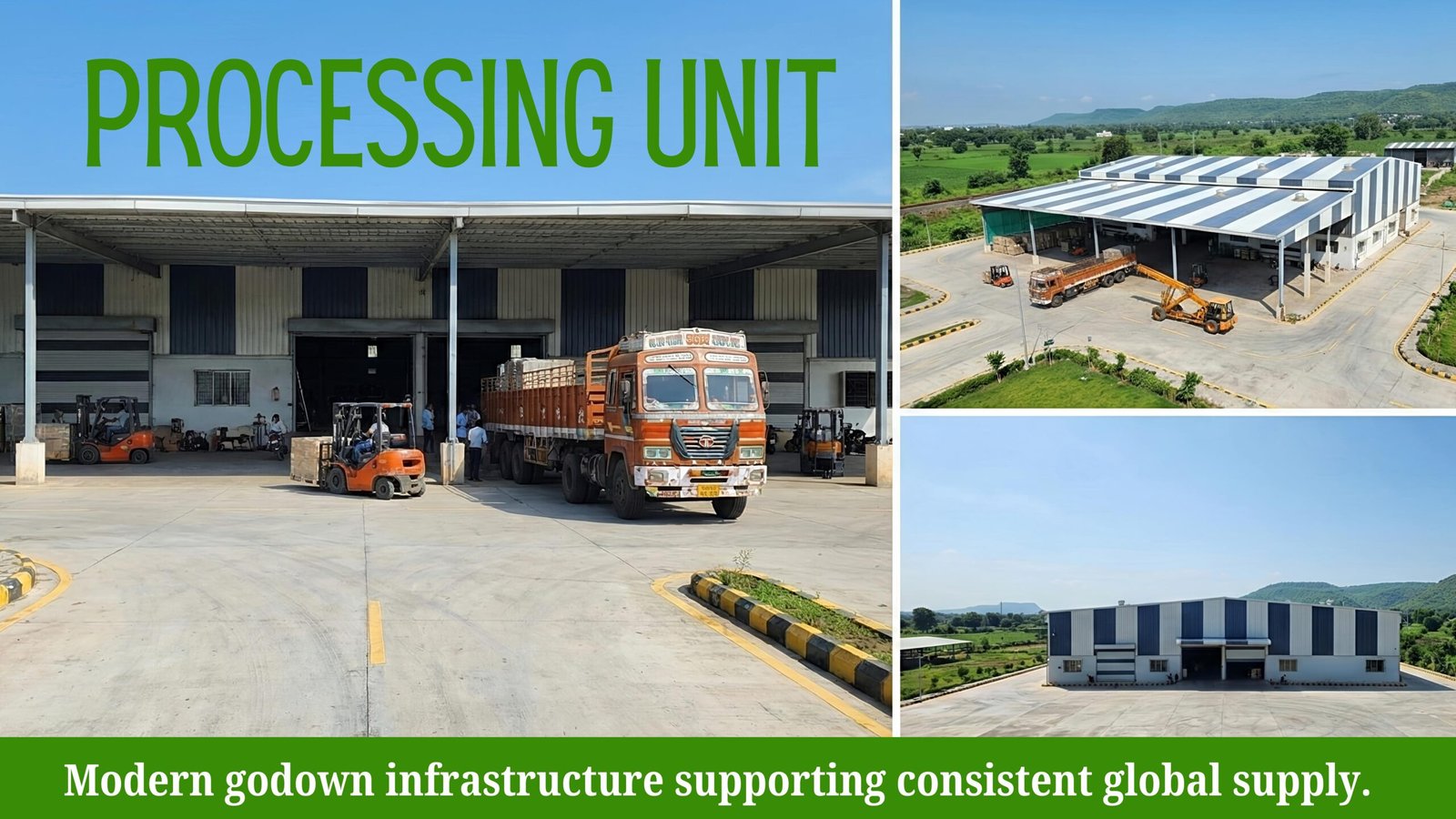 akp exports processing unit and godown